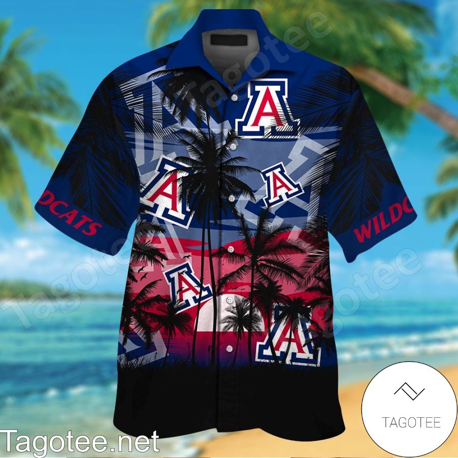 Arizona Wildcats Hawaiian Shirt And Short