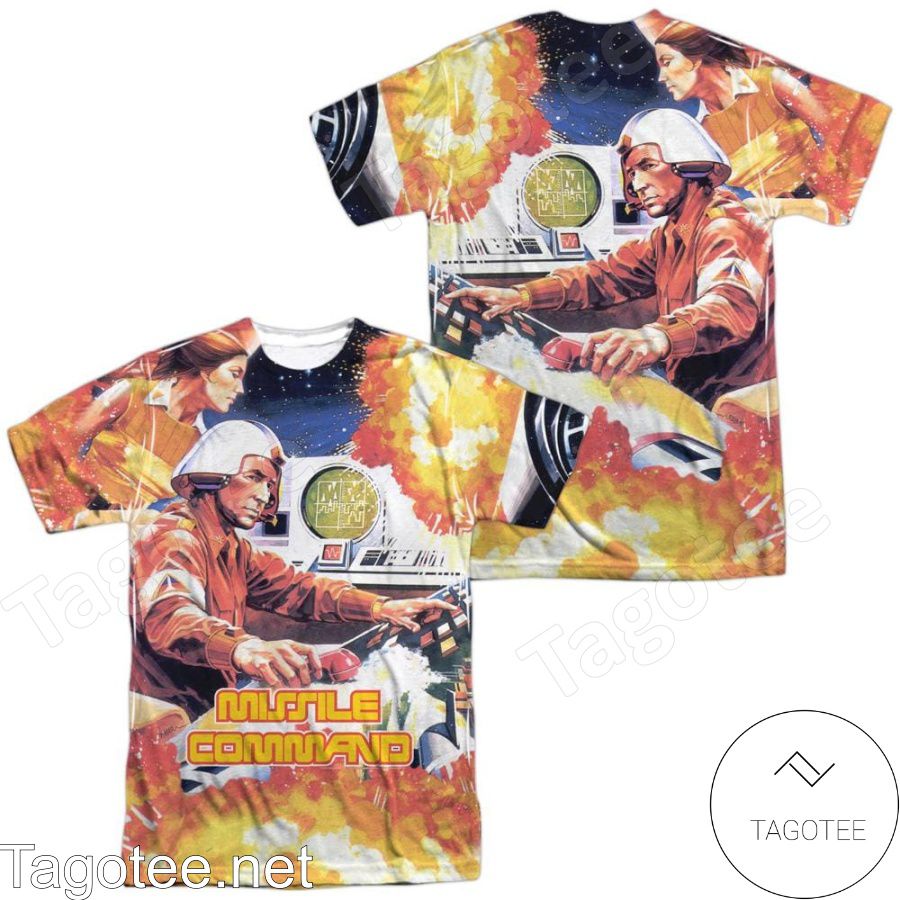Atari Missile Commander All Over Print Shirts