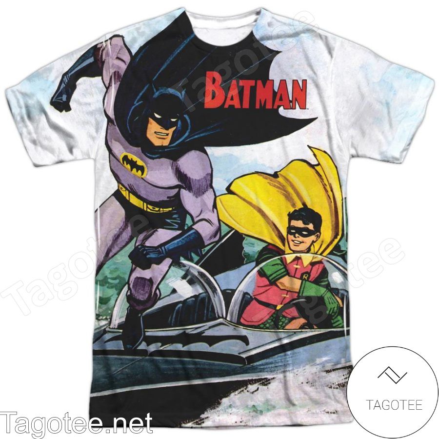 Batman Batboat All Over Print Shirts