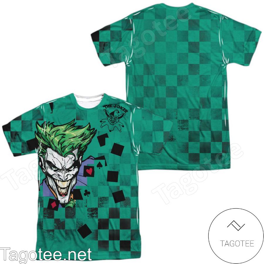 Batman Boxed Clown All Over Print Shirts