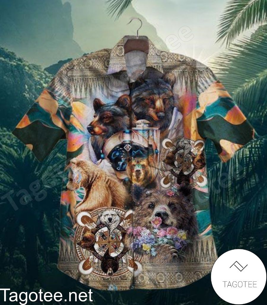 Bear Dreamcatcher Hawaiian Shirt