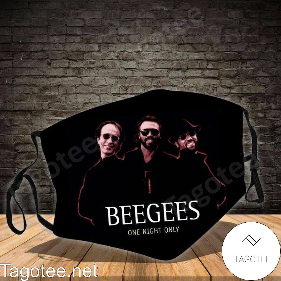 Bee Gees One Night Only Album Cover Face Mask