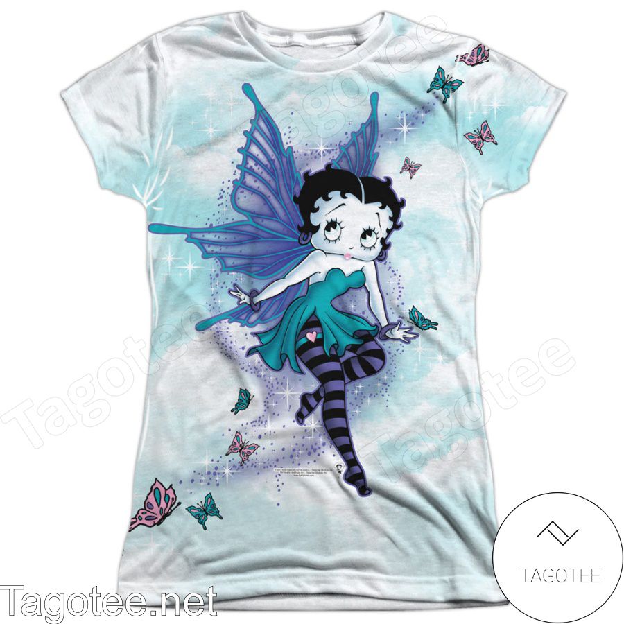 Betty Boop Sparkle Fairy All Over Print Shirts
