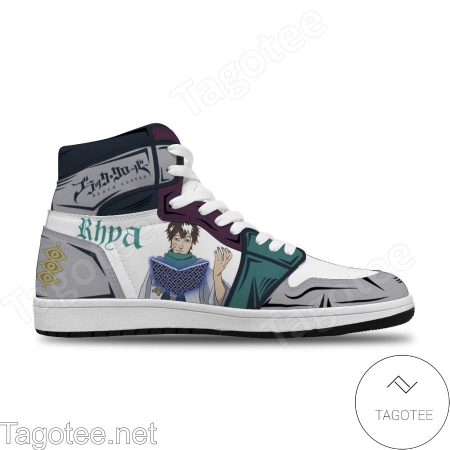Black Clover Third Eye Rhya Anime Air Jordan High Top Shoes Sneakers a