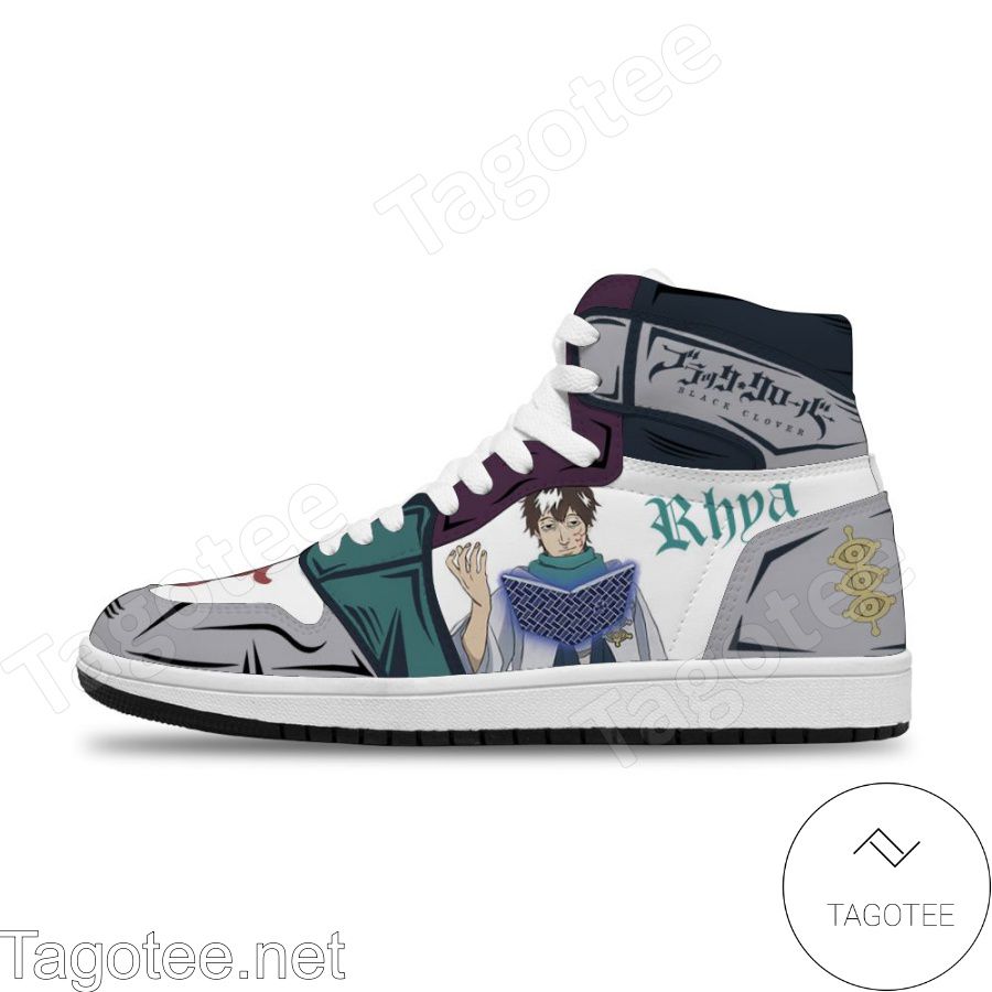 Black Clover Third Eye Rhya Anime Air Jordan High Top Shoes Sneakers