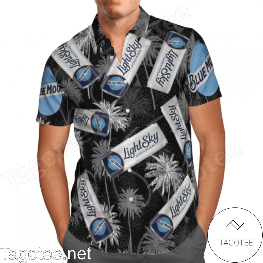 Blue Moon Lightsky Hawaiian Shirt And Short