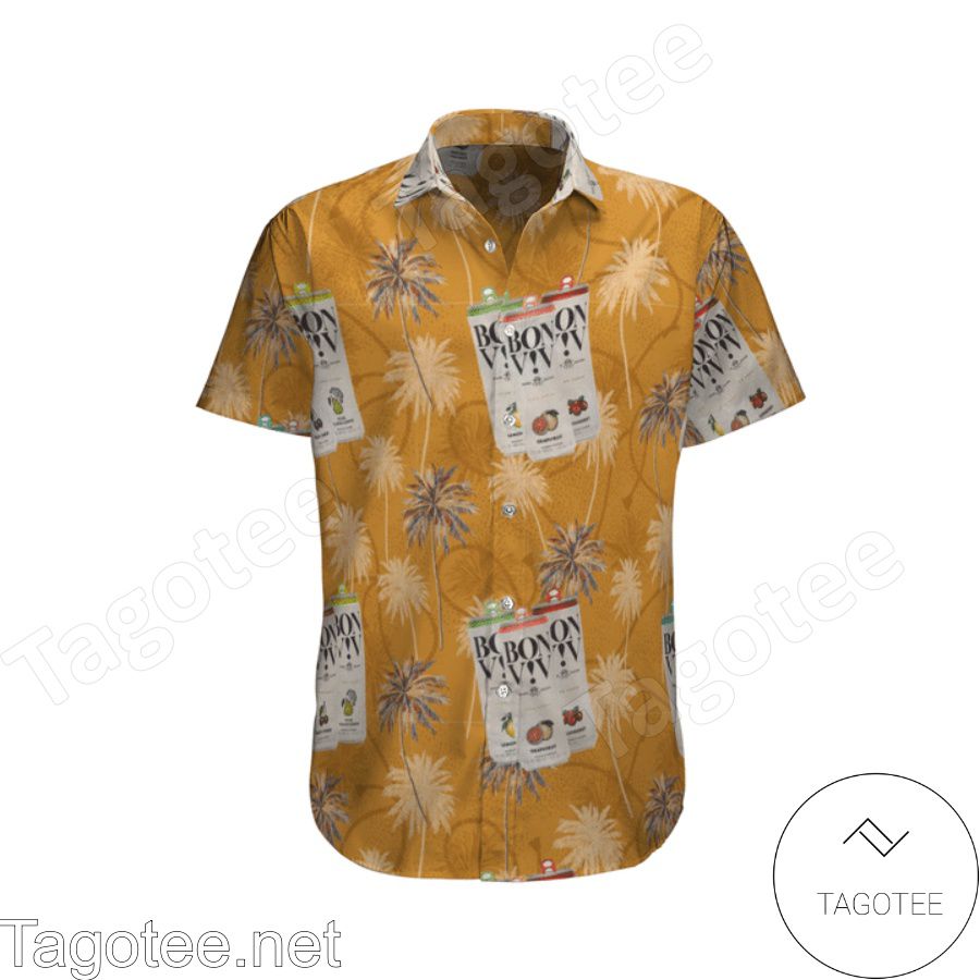 Bon & Viv Spiked Seltzer Hawaiian Shirt And Short