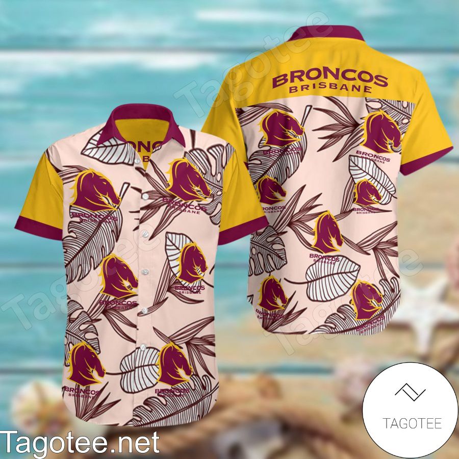 Brisbane Broncos Hawaiian Shirt And Short