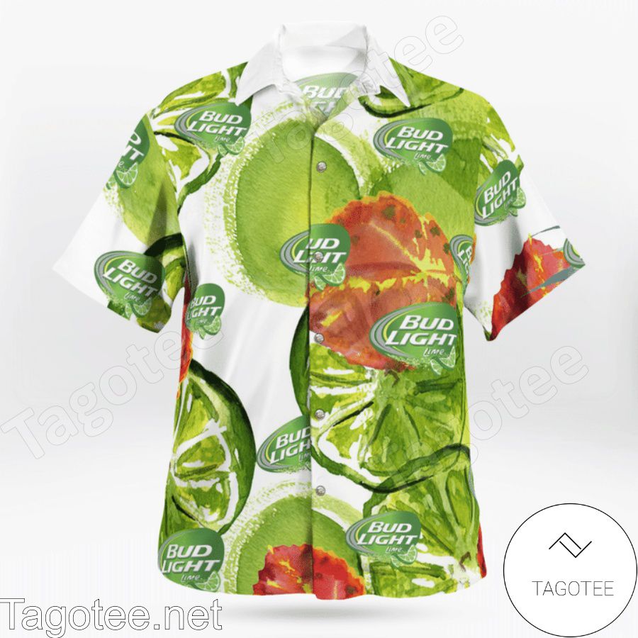 Bud Light Lime Beer Hawaiian Shirt And Short