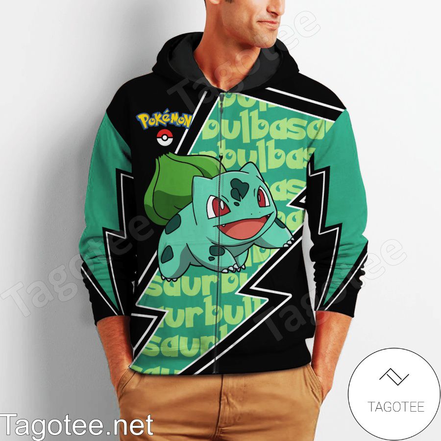  Bulbasaur Costume Pokemon Jacket, Hoodie, Sweater, T-shirt