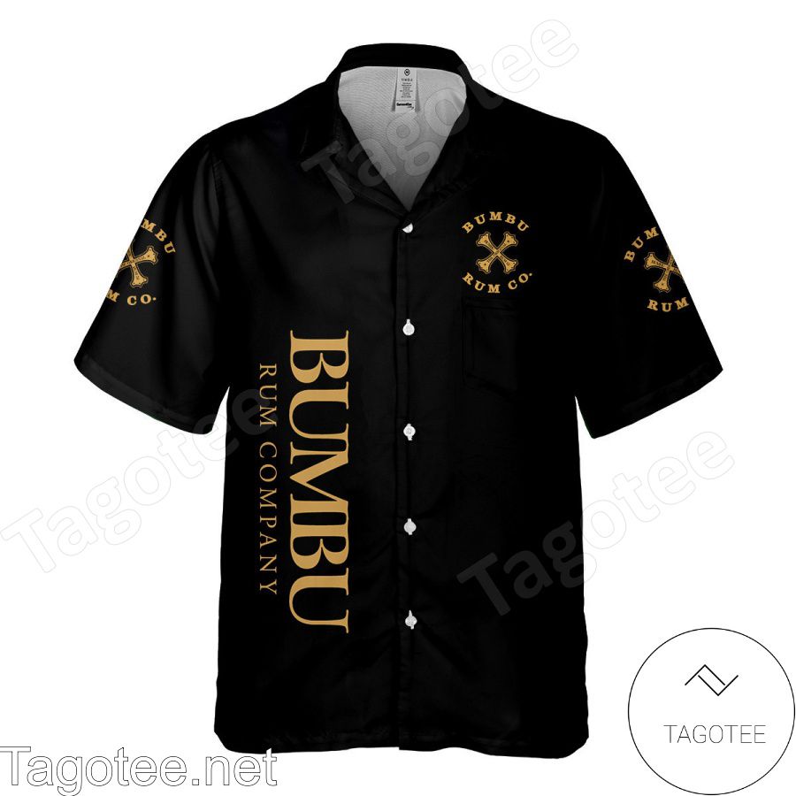Bumbu Rum Co. Black Hawaiian Shirt And Short