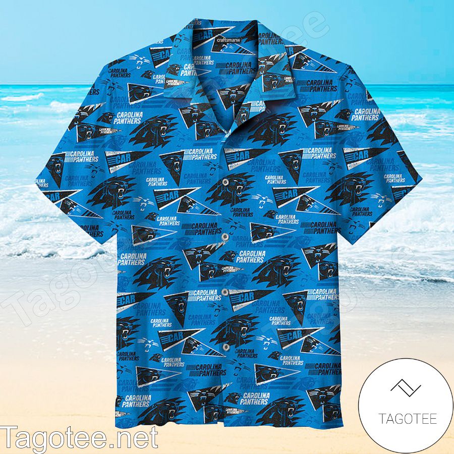 Carolina Panthers Car Unisex Hawaiian Shirt