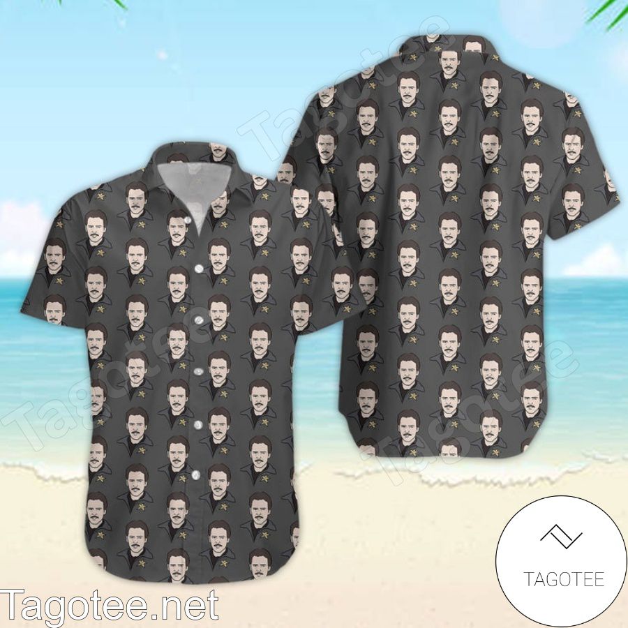 Charlie Swan Twilight Saga Gray Hawaiian Shirt And Short