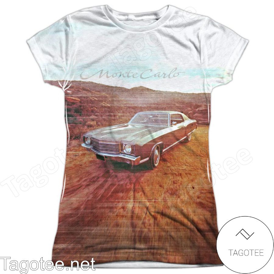 Chevy - Monte Carlo Old Photo All Over Print Shirts