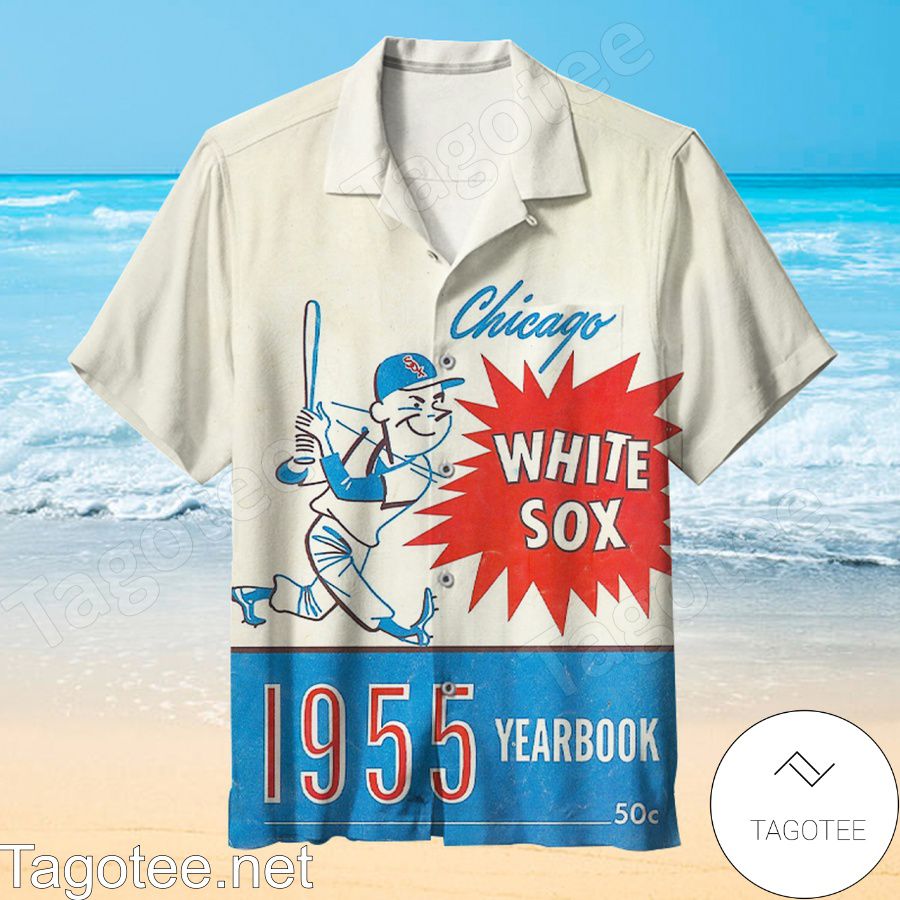 Chicago White Sox 1955 Yearbook Hawaiian Shirt