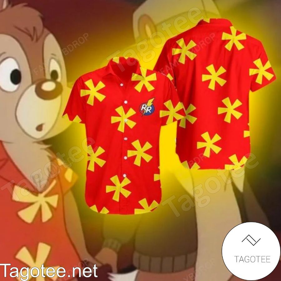 Chip and Dale Kingdom Hearts Summer Hawaiian Shirt And Short