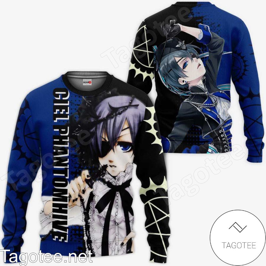 Ciel Phantomhive Black Butler Anime Jacket, Hoodie, Sweater, T-shirt a