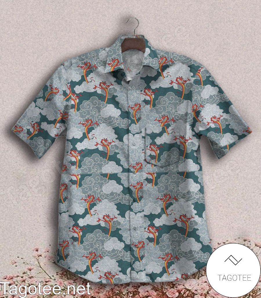 Cloud Dragon Hawaiian Shirt
