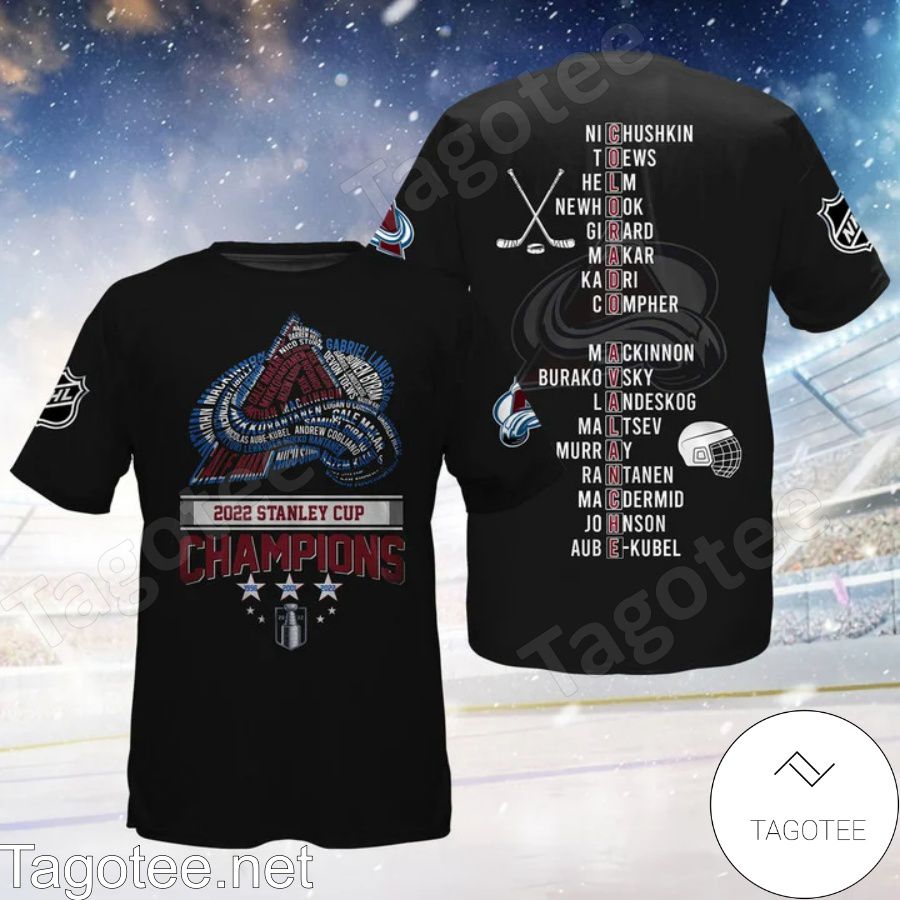 Colorado Avalanche 2022 Stanley Cup Final Champions 3D Shirt, Hoodie, Sweatshirt