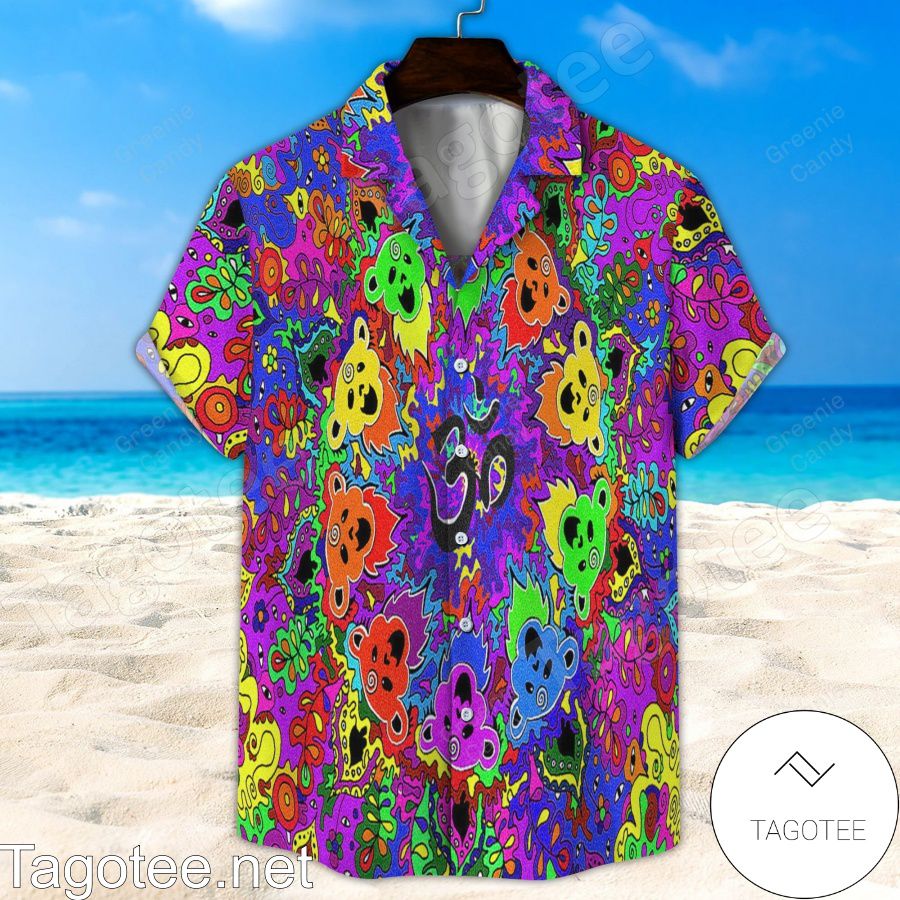 Colorful Grateful Dead Unisex Hawaiian Shirt And Short