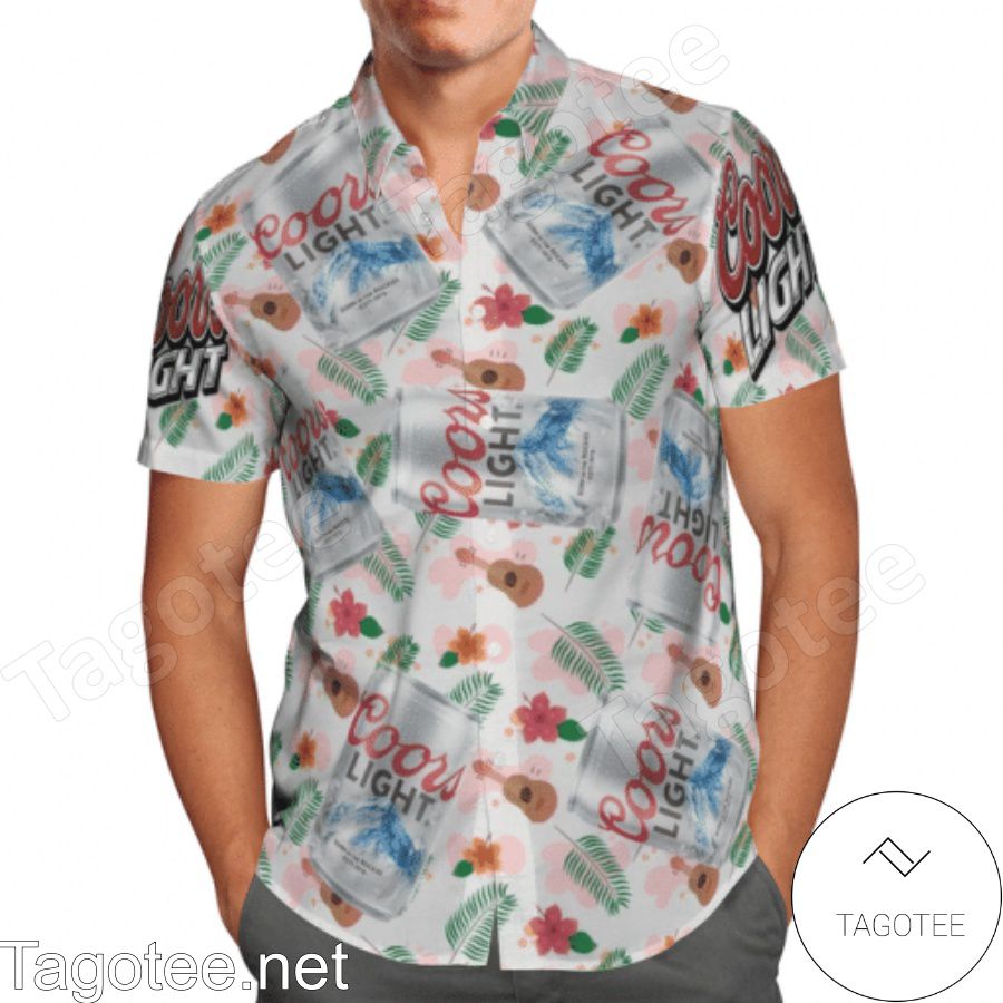 Coors Light Hawaiian Shirt And Short