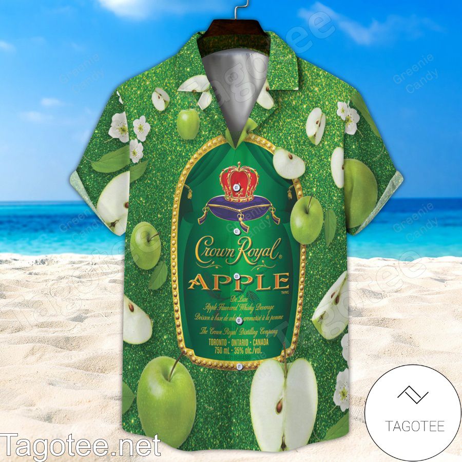Crown Royal Apple Hawaiian Shirt And Short