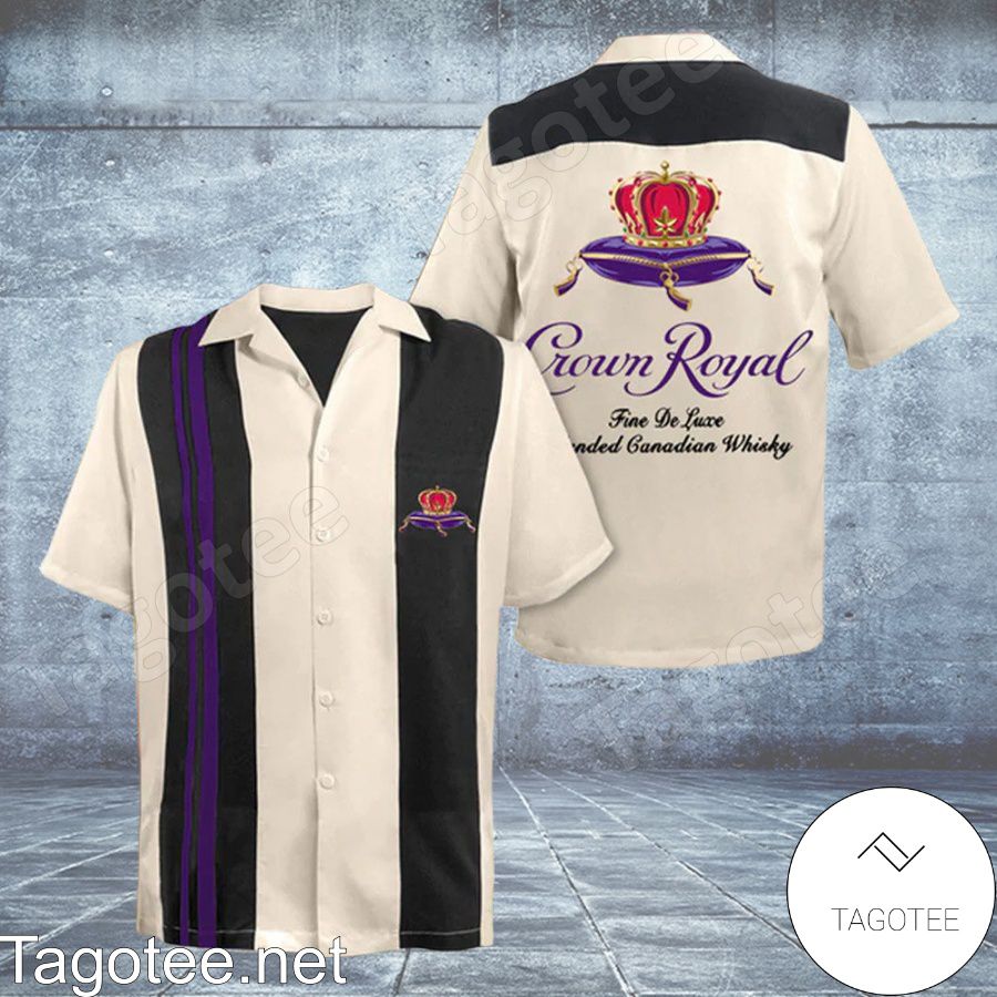 Crown Royal Fine De Luxe Beige Hawaiian Shirt And Short