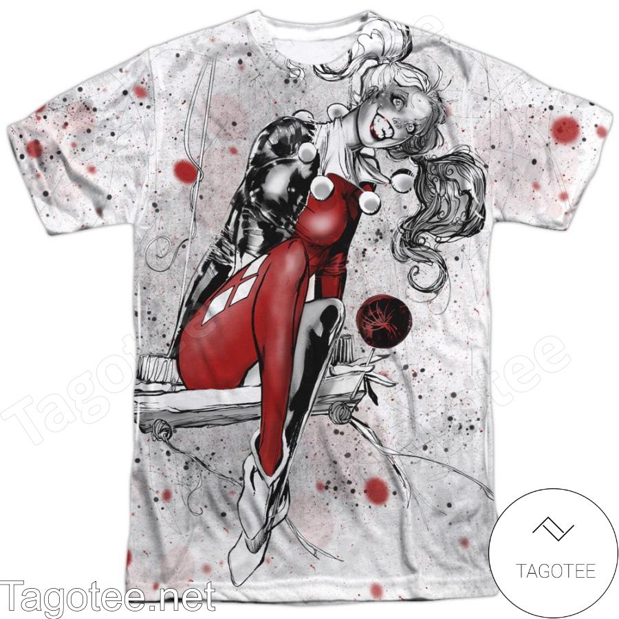 DC Comics - Harley Sketch Sub All Over Print Shirts