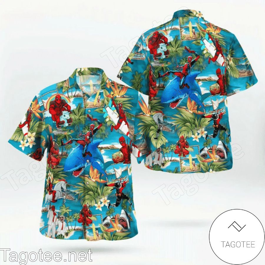 Deadpool Marvel Hawaiian Shirt And Short