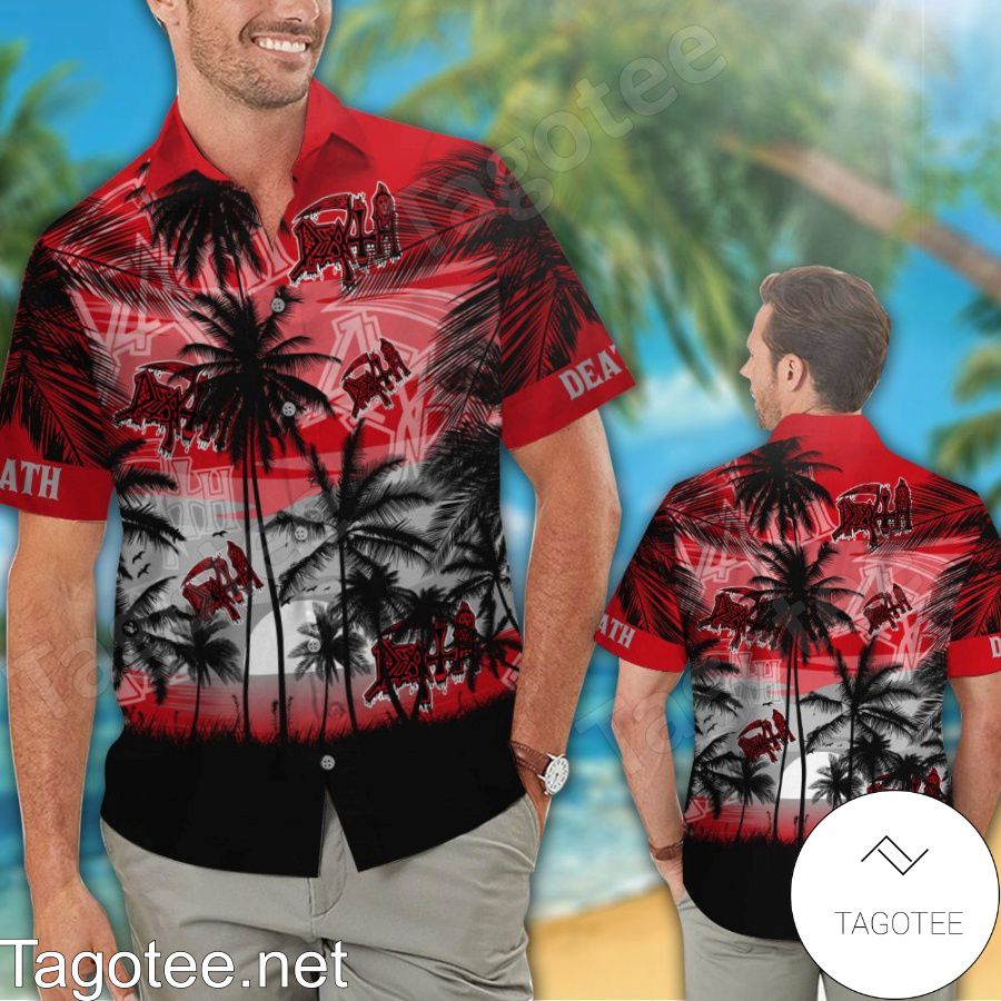 Death Men Hawaiian Shirt And Short - Tagotee