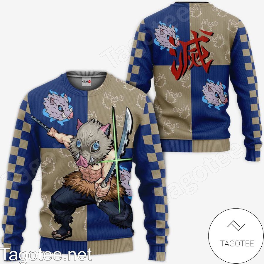 Best Shop Demon Slayer Inosuke Anime Jacket, Hoodie, Sweater, T-shirt
