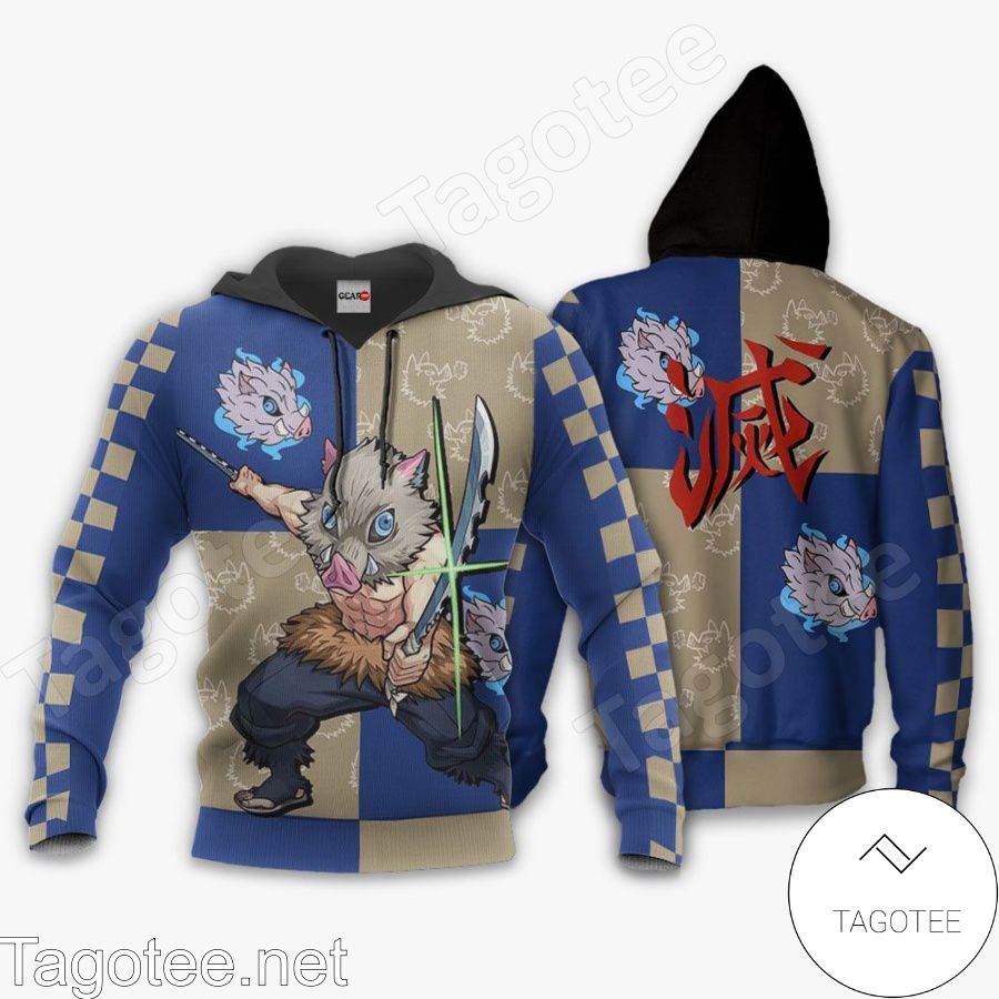 All Over Print Demon Slayer Inosuke Anime Jacket, Hoodie, Sweater, T-shirt