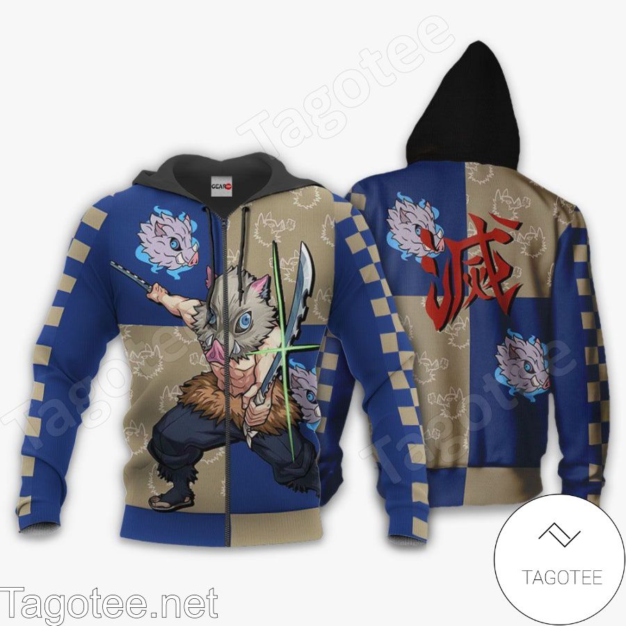 Adult Demon Slayer Inosuke Anime Jacket, Hoodie, Sweater, T-shirt