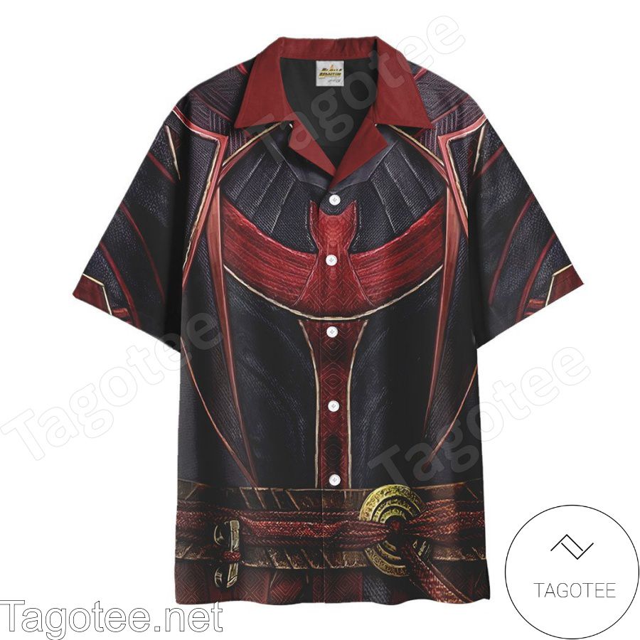 Doctor Strange Cosplay Red Hawaiian Shirt And Short