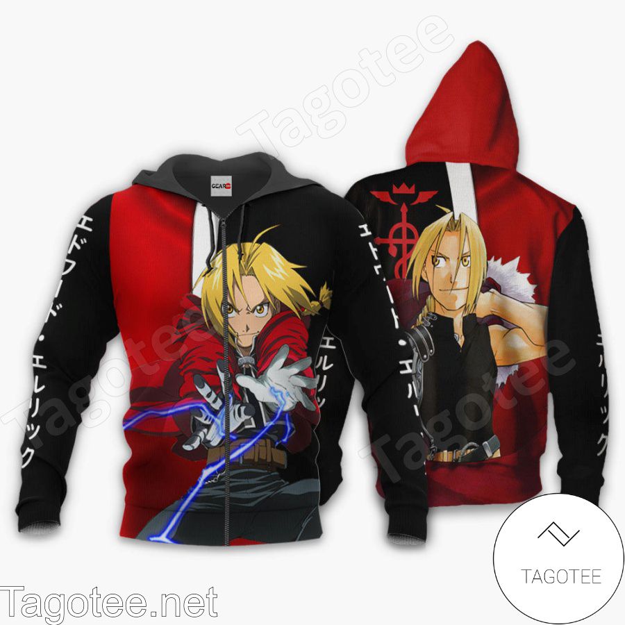 Present Elric Edward Fullmetal Alchemist Anime Jacket, Hoodie, Sweater, T-shirt