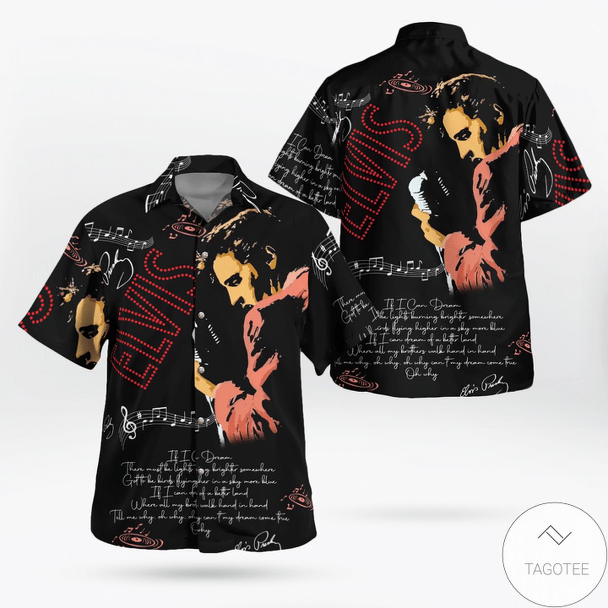 Elvis Presley If I Can Dream Hawaiian Shirt