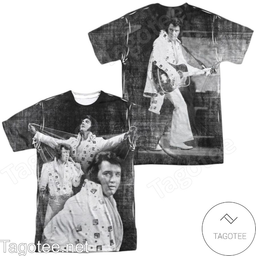 Elvis Presley Legendary Performance All Over Print Shirts