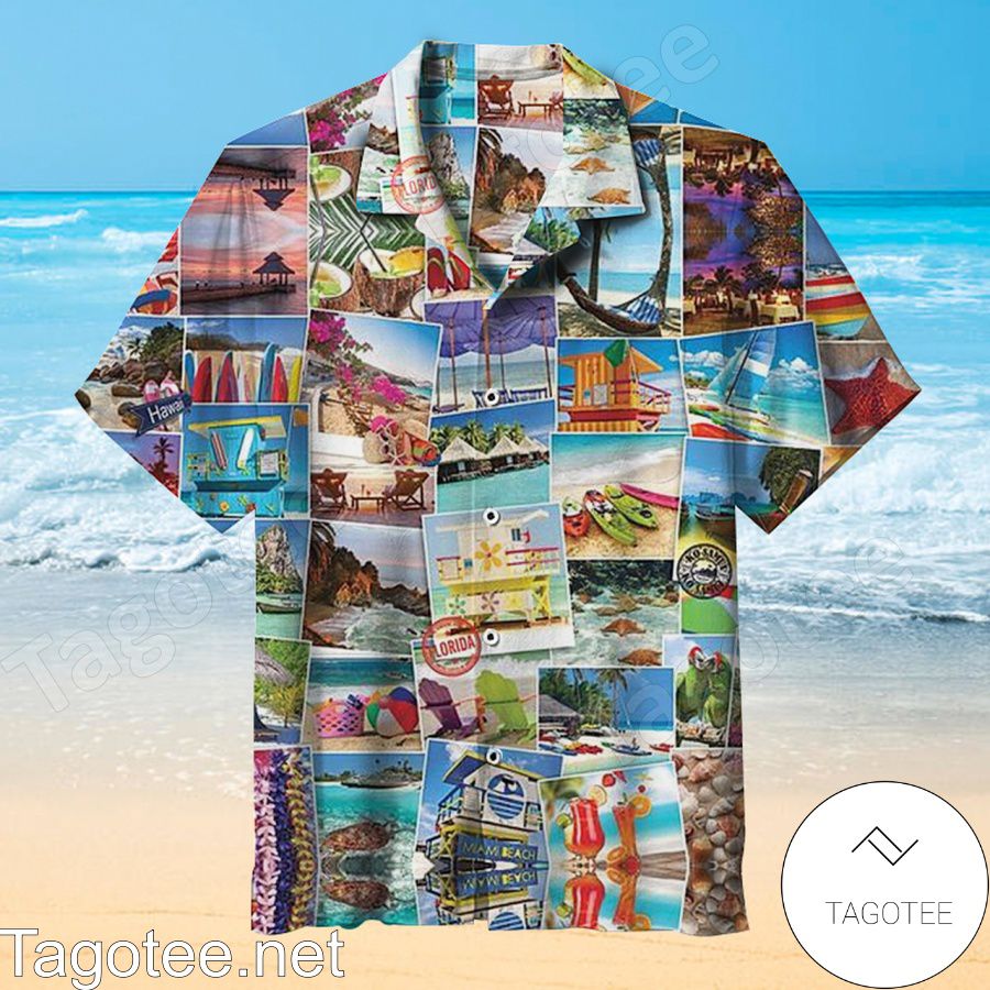 Enjoy A Good Time On The Beach Photo Collection Hawaiian Shirt