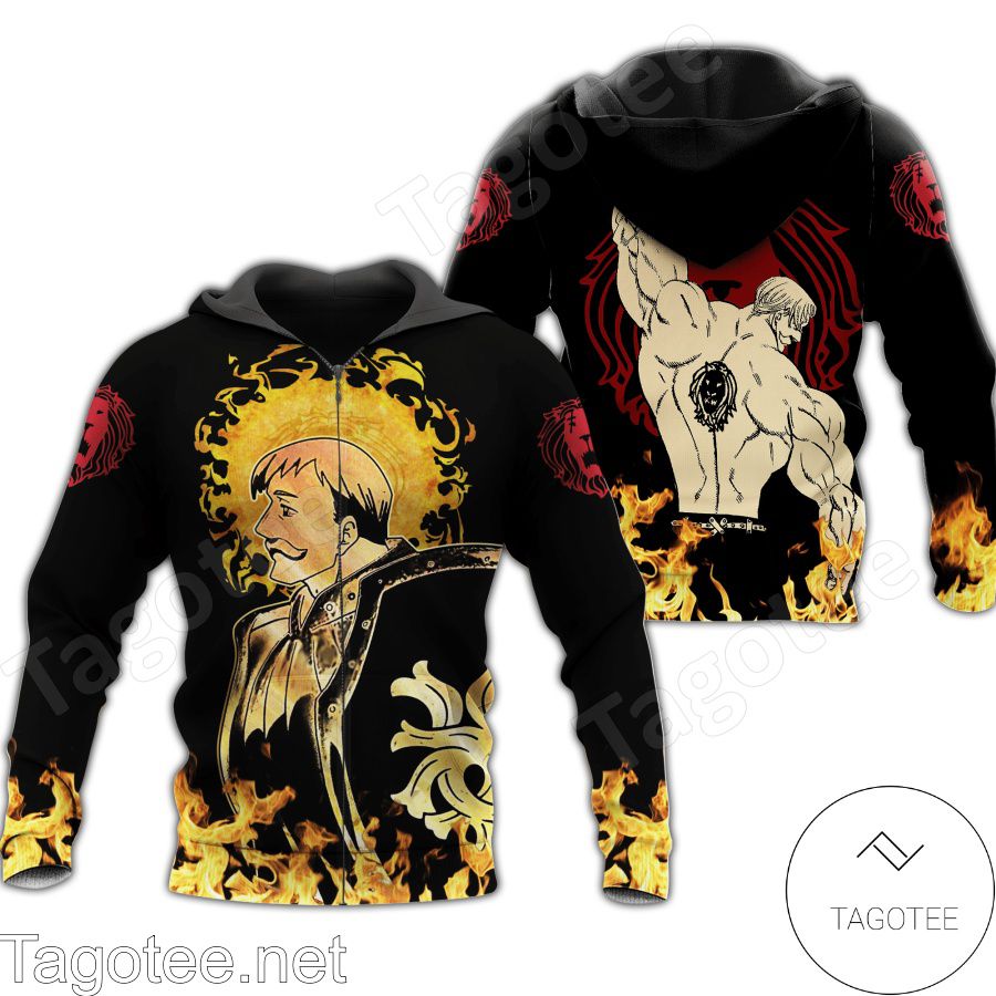 Etsy Escanor Seven Deadly Sins Anime Jacket, Hoodie, Sweater, T-shirt