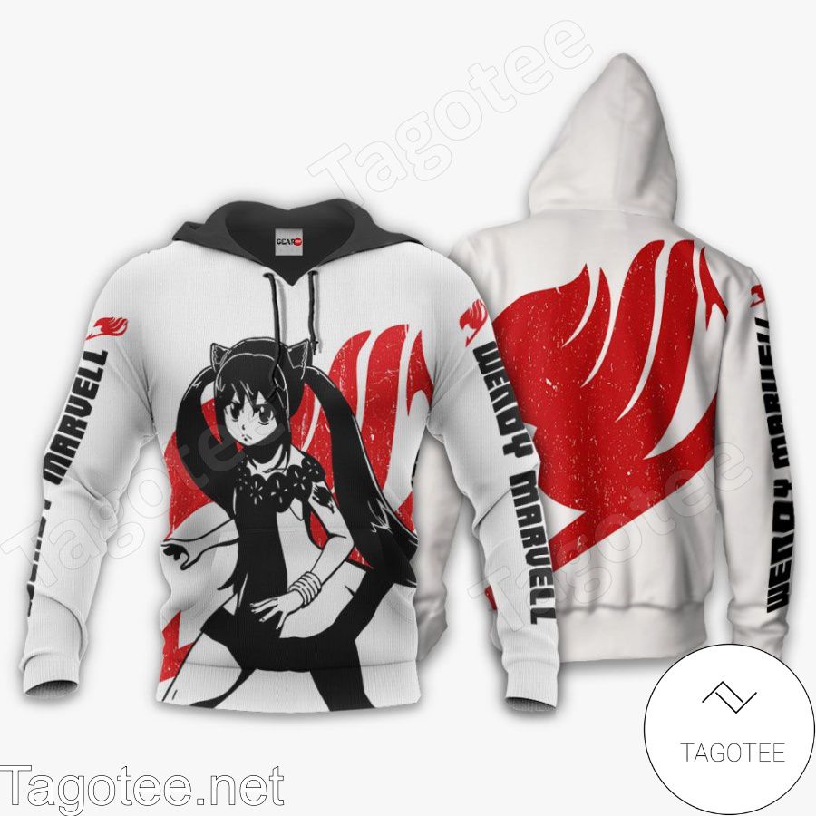 Top Fairy Tail Wendy Marvell Silhouette Anime Jacket, Hoodie, Sweater, T-shirt