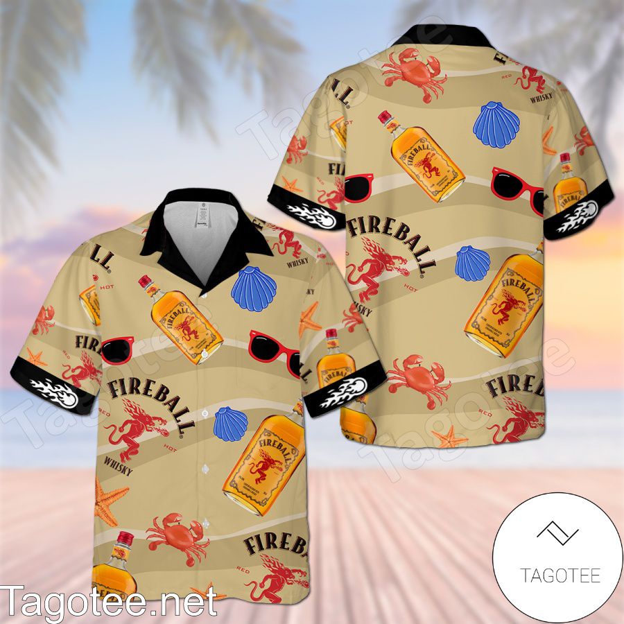 Fireball Hawaiian Shirt And Short