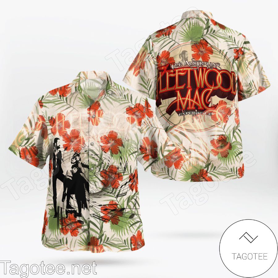 Fleetwood Mac Rock Band Flowery Hawaiian Shirt And Short