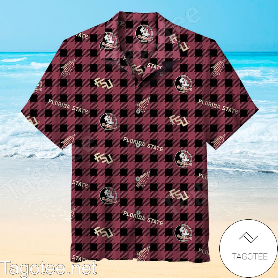 Florida State Checkered Fashion Hawaiian Shirt