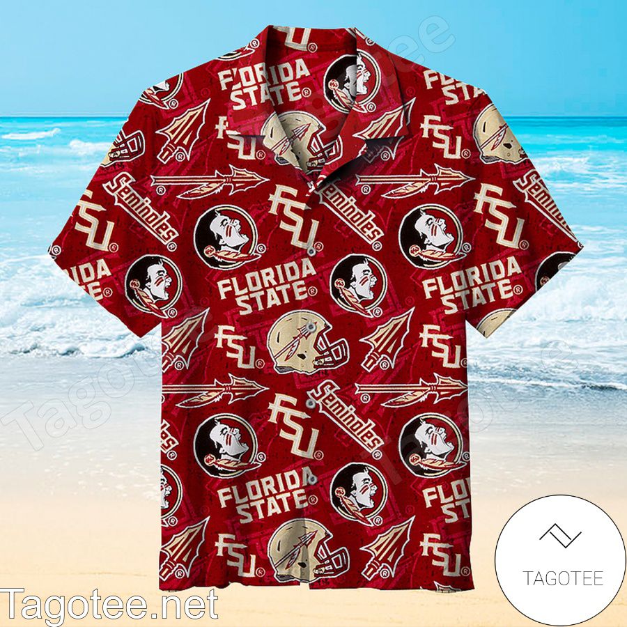 Florida State University Seminoles Red Hawaiian Shirt