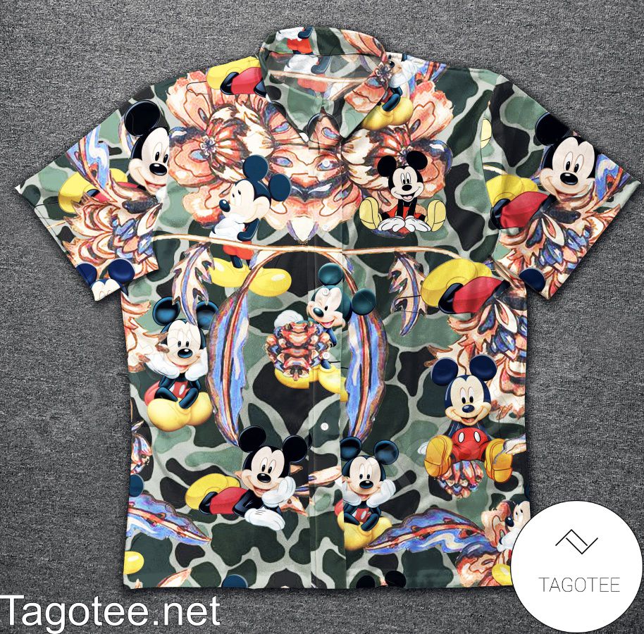 Funny Mickey Mouse Hawaiian Shirt