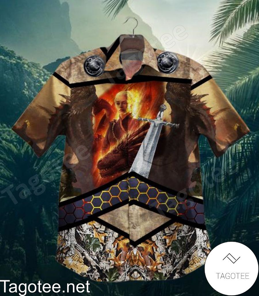 Game Of Thrones Daenerys Targaryen Sword Hawaiian Shirt