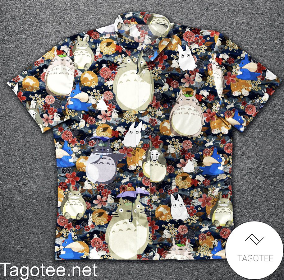 Ghibli Totoro With Friends Hawaiian Shirt