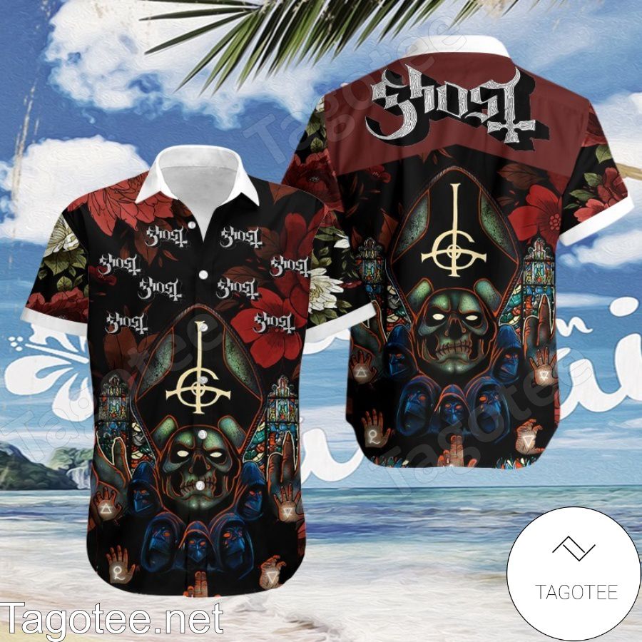 Ghost Bc Hawaiian Shirt