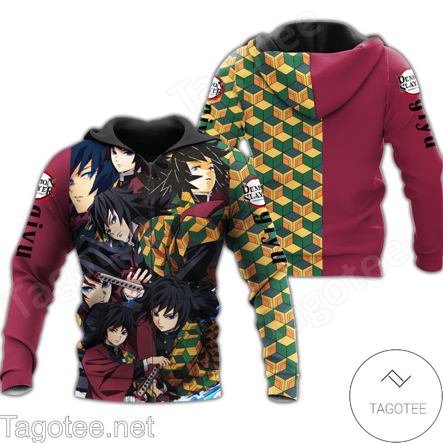 Clothing Giyu Demon Slayers Costume Anime Jacket, Hoodie, Sweater, T-shirt