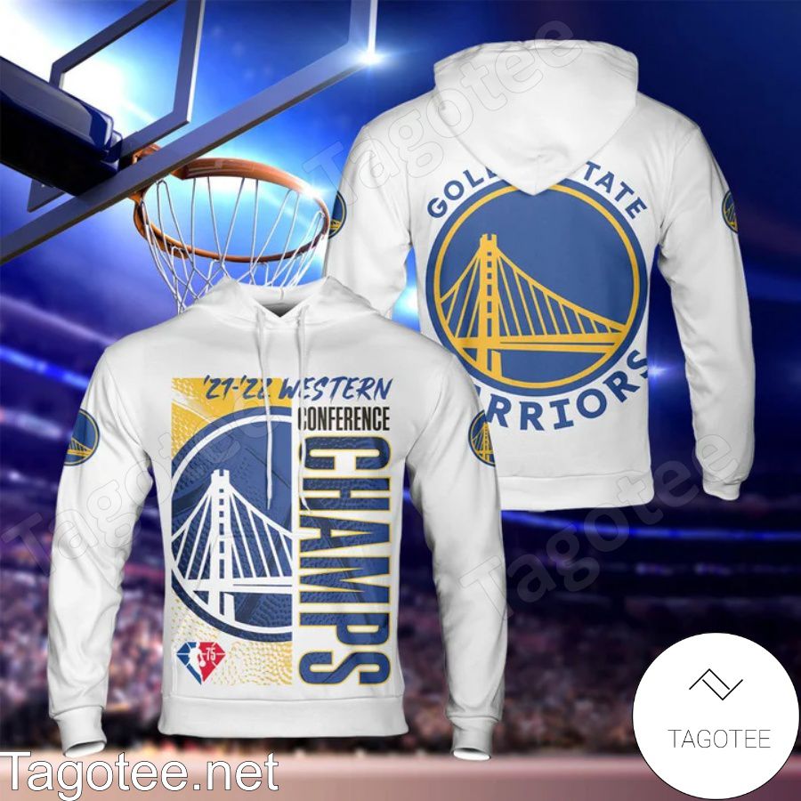 Golden State Warriors Conference Champs White 3D Shirt, Hoodie, Sweatshirt a